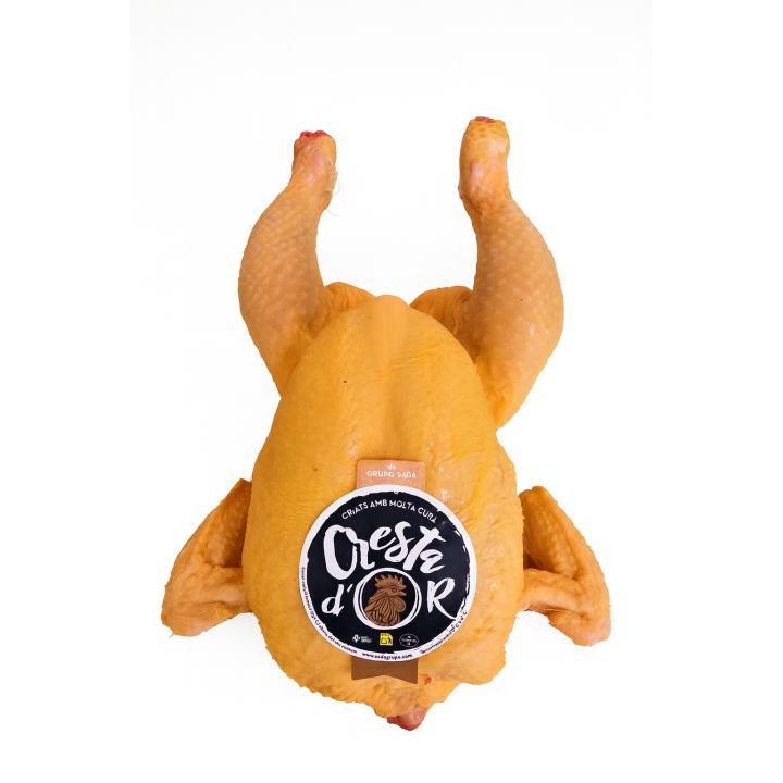 Pollo entero partido