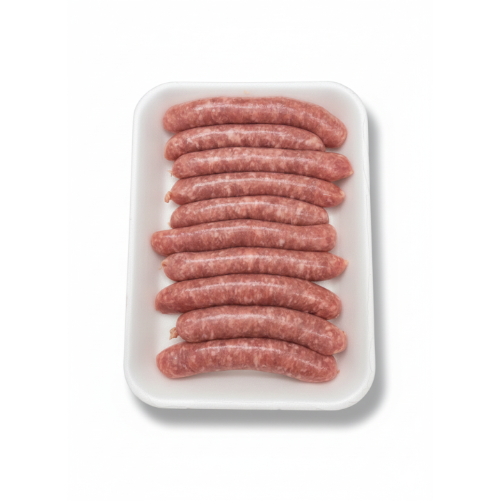 Salchichas de cerdo sin gluten