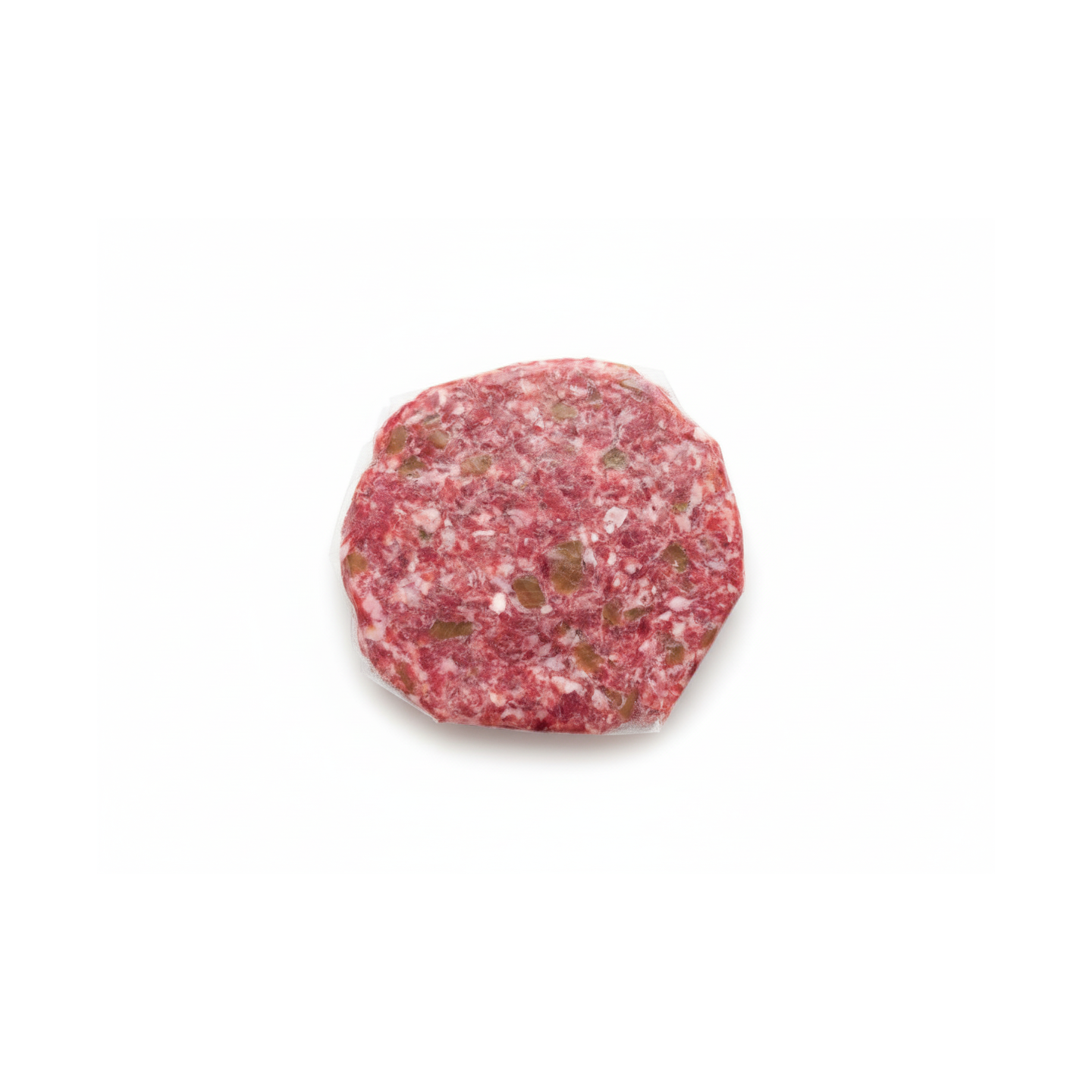 Hamburguesa de buey Bos Taurus Primigenius con cebolla caramelizada